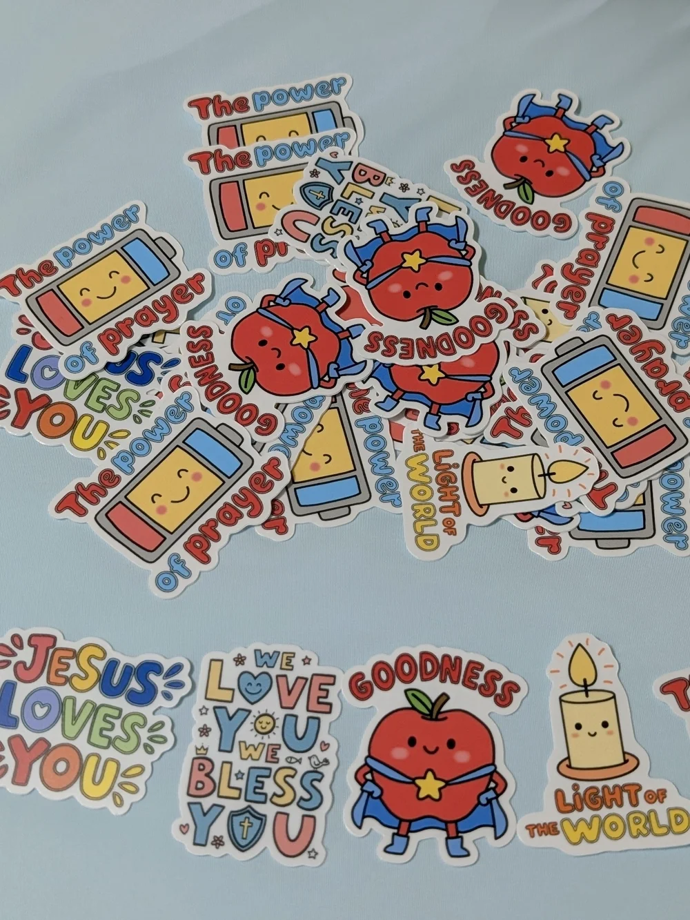 Cute Keychain & Waterproof Sticker Set | Pick 1 Keychain + 6 Stickers | Tumbler